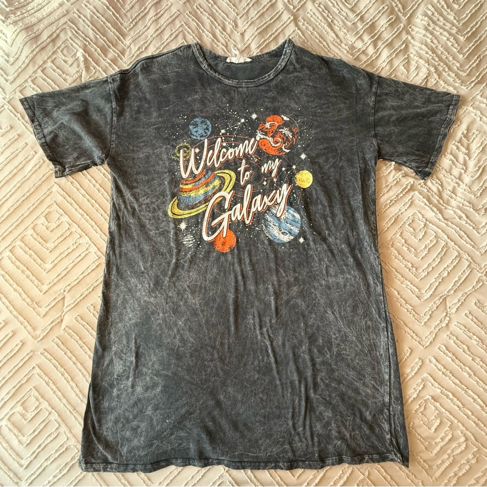 Caution to the Wind Space Sleep Dress | S